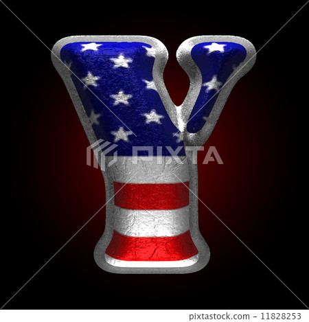 Vector American metal figure y Vector American metal figure y 11828253