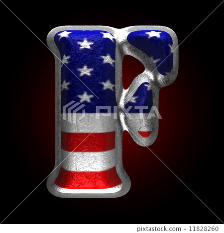 Vector American metal figure f 11828260
