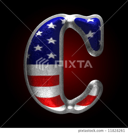 Vector American metal figure c 11828261
