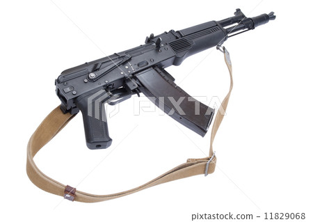 Kalashnikov AK105 assault rifle on white Kalashnikov AK105 assault rifle on white 11829068