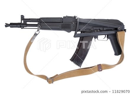 Kalashnikov AK105 modern assault rifle on white Kalashnikov AK105 modern assault rifle on white 11829070