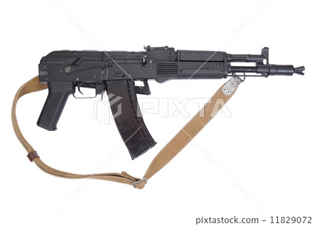 modern assault rifle on white modern assault rifle on white 11829072
