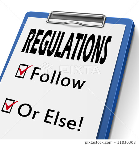 regulations clipboard 11830308