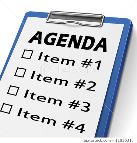 agenda clipboard 11830313