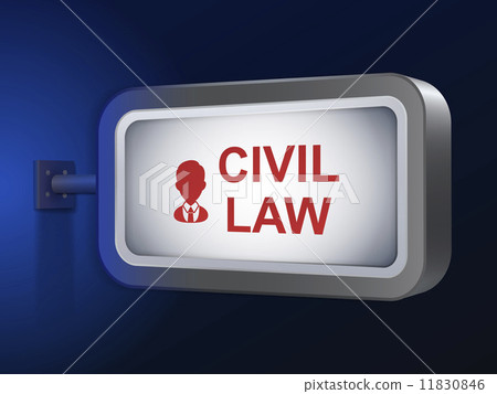 civil law words on billboard 11830846