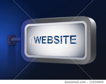 website word on billboard 11830948