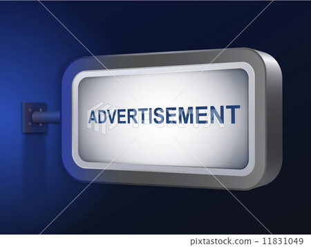 advertisement word on billboard advertisement word on billboard 11831049