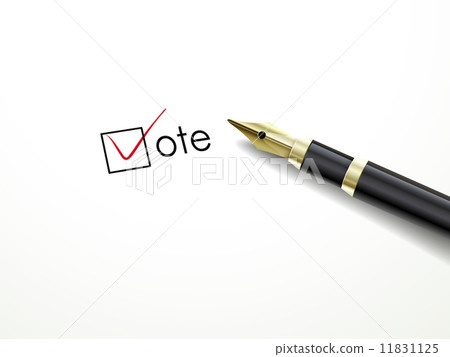 voting symbols with fountain pen voting symbols with fountain pen 11831125