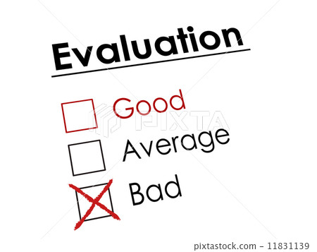 red cross on evaluation check box 11831139
