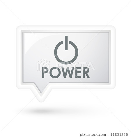 power word on a speech bubble power word on a speech bubble 11831256