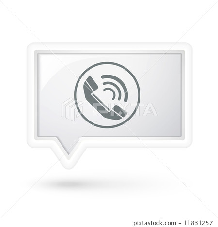 phone call icon on a speech bubble 11831257