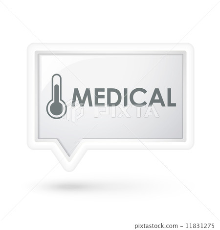 medical word on a speech bubble medical word on a speech bubble 11831275