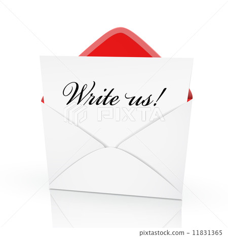 the words write us on a card 11831365