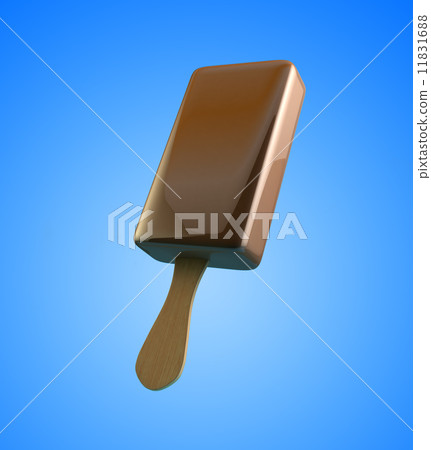 chocolate ice cream 3d Illustrations. 11831688
