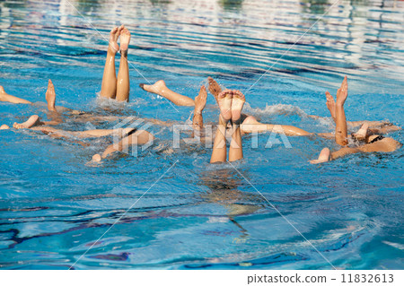 Synchronized swimming 11832613