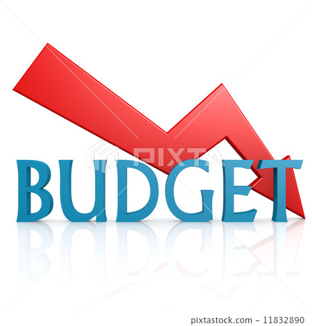Arrow down budget Arrow down budget 11832890
