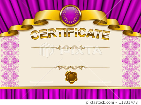 Elegant template of certificate, diploma Elegant template of certificate, diploma 11833478
