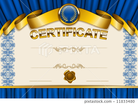 Elegant template of certificate, diploma Elegant template of certificate, diploma 11833480