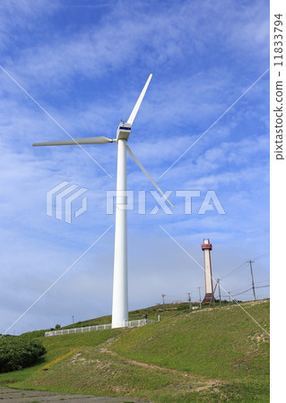 Wakkanai park · giant windmill and opening centennial monument 11833794