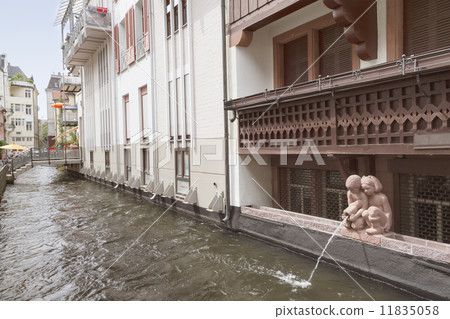 District of Freiburg "Little Venice" Europe. Germany. 11835058