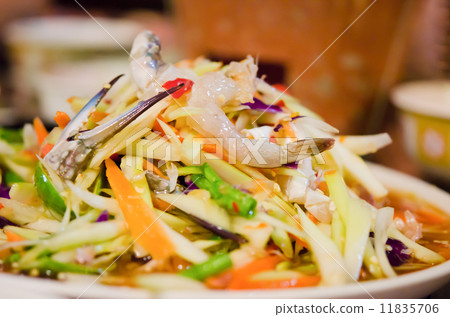 spicy seafood salad 11835706