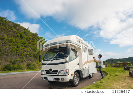 Scenery with camper 11836457