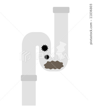 Dirt of drain pipe Dirt of drain pipe 11836803