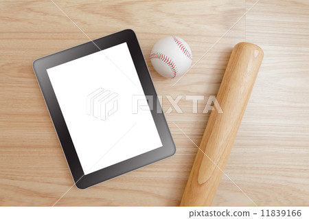 Baseball and tablet pc 11839166