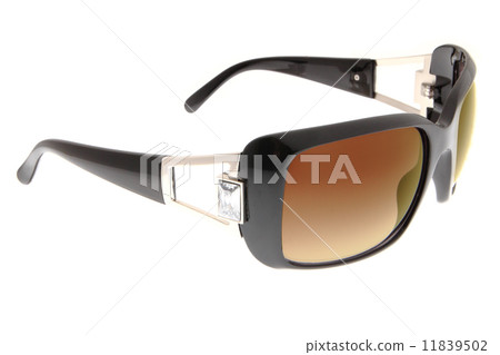 isolated fashion Brown sunglasses on white background 11839502