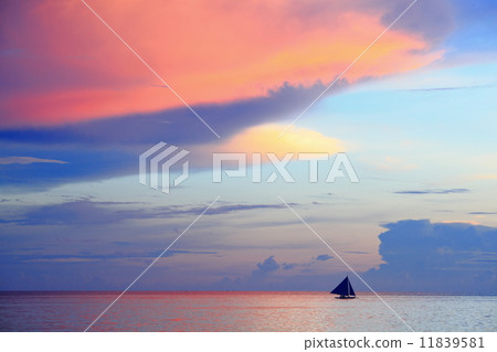 sunset in boracay sunset in boracay 11839581