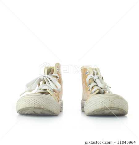 Kid shoes isolate on white Kid shoes isolate on white 11840964