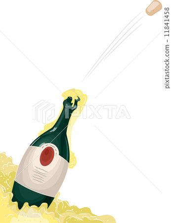 Champagne Cork Pop 11841458