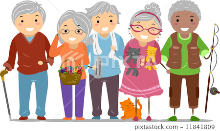 Senior Citizens Stickman Senior Citizens Stickman 11841809