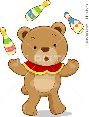 Circus Bear Juggler 11841974