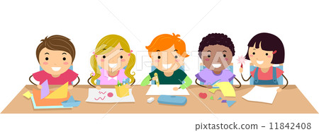 Seatwork Kids - Stock Illustration [11842408] - PIXTA