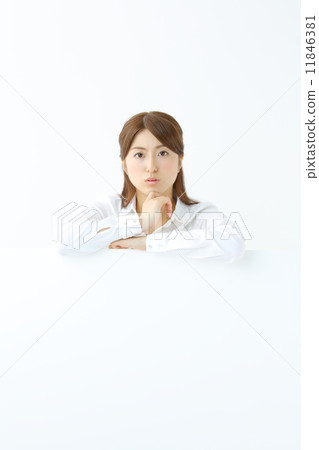 Whiteboard · troubled young lady Whiteboard · troubled young lady 11846381