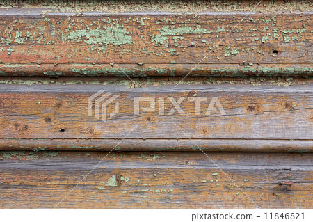 Old wooden painted and chipping paint. Old wooden painted and chipping paint. 11846821