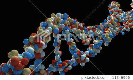 DNA strand close-up 11846906
