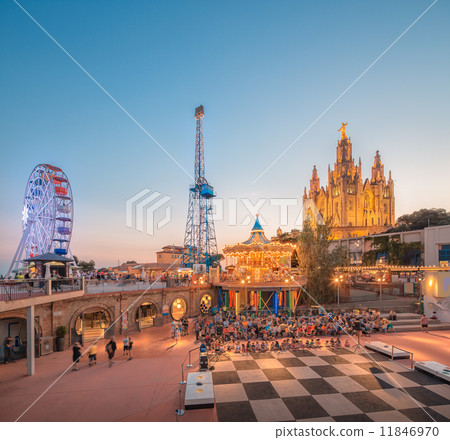 BARCELONA, SPAIN, Temple at Tibidabo  11846970