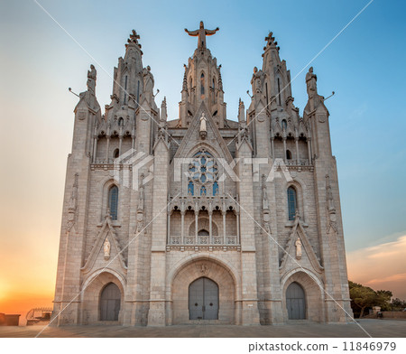 BARCELONA, SPAIN, Temple at Tibidabo  11846979