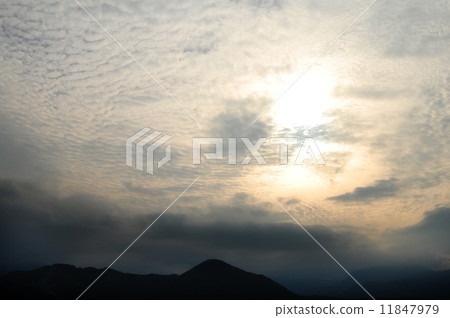 札幌triangan的山脈和日落 11847979