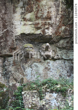 Tengu over Tengu rock on the left opposite Kompira-san Okusha. Tengu over Tengu rock on the left opposite Kompira-san Okusha. 11848474
