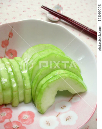 Hand made pickles of blue melon 11849098