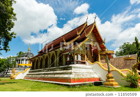 Thai temple of buddhism, Wat Phra Yuen is Thai temple in Lamphun, Northern Thailand, Thailand Thai temple of buddhism, Wat Phra Yuen is Thai temple in Lamphun, Northern Thailand, Thailand 11850509
