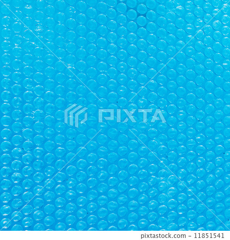 blue texture of Bubble wrap on water 11851541