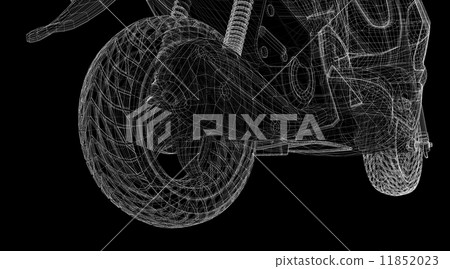 Motorcycle on a background 11852023