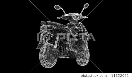 Motorcycle on a background Motorcycle on a background 11852031