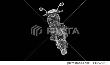 Motorcycle on a background 11852036