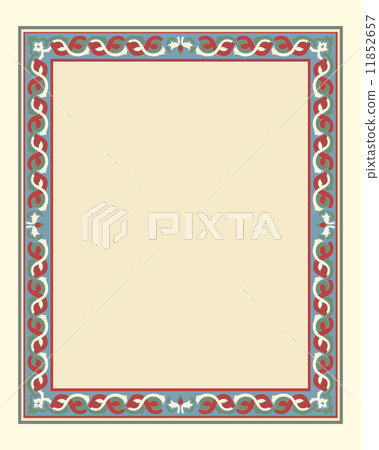 Arabesque border frame 03 11852657