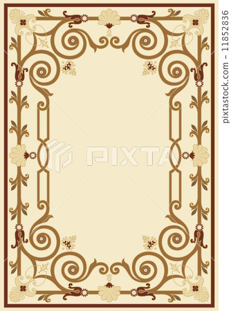 Ornamental border frame vintage 04 Ornamental border frame vintage 04 11852836